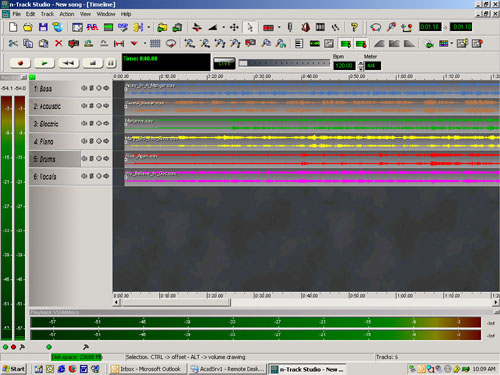 (Picture) Screenshot of n-Track's main window